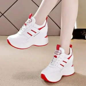 Nikstoy Women Fashion Platform Lace-Up Sneakers