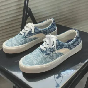 Nikstoy Vintage Breathable Printed Canvas Shoes