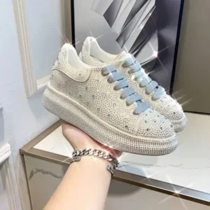 Nikstoy Casual Rhinestone Platform Sneakers