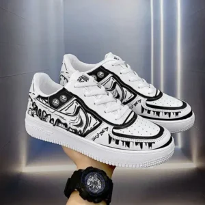 Nikstoy Men Fashion Graffiti Breathable Sneakers