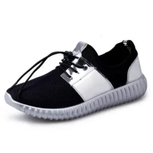 Nikstoy Men Casual Color Matching Mesh Breathable Wear-Resistant Sports Shoes