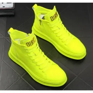 Nikstoy Men'S Fashion Bright Color High-Top Sneakers