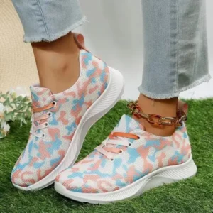 Nikstoy Summer Women Fashion Breathable Casual Colorful Printed Sneakers