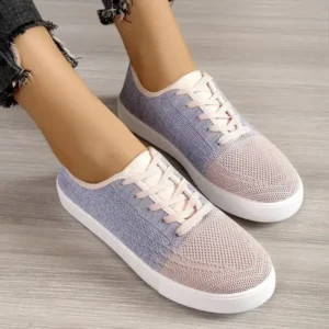 Nikstoy Summer Women Fashion Casual Fly-Woven Mesh Breathable Sneakers