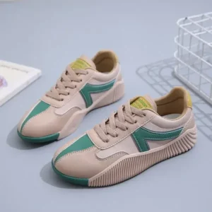 Nikstoy Women Fashion Color Block Breathable Sneakers