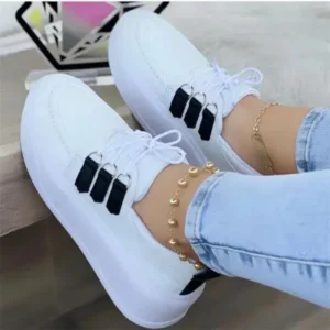 Nikstoy Women Fashion Lace-Up Sneakers